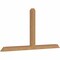 Ekena Millwork Portland Timber Gable Bracket, Western Red Cedar, 72"W x 36"H x 3 1/2"D x 3 1/2"F, 12/12 Pitch GBW072X36X0404POR00SWR - alternate 4